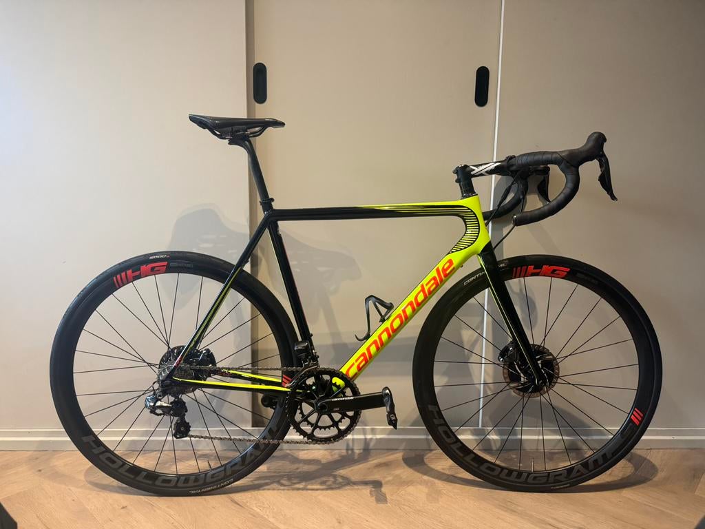 Cannondale supersix Evo Hi-mod Ultegra di2 racefiets maat 56, 28 inch, Carbon, Heren, Zo goed als nieuw