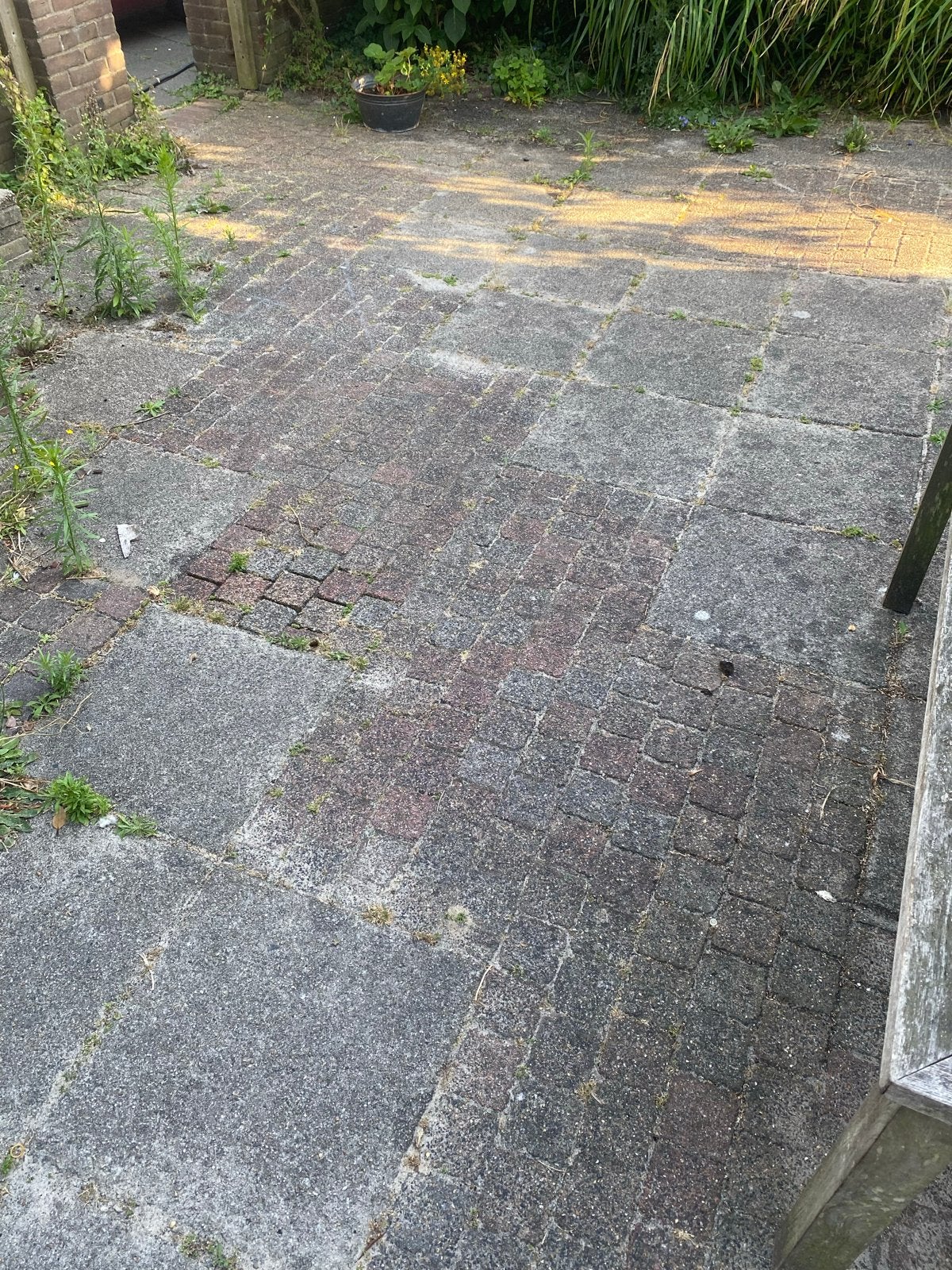 Gebruikte terrastegels en klinkers voor tuin of oprit, Ophalen, Gebruikt, 10 m² of meer, Beton