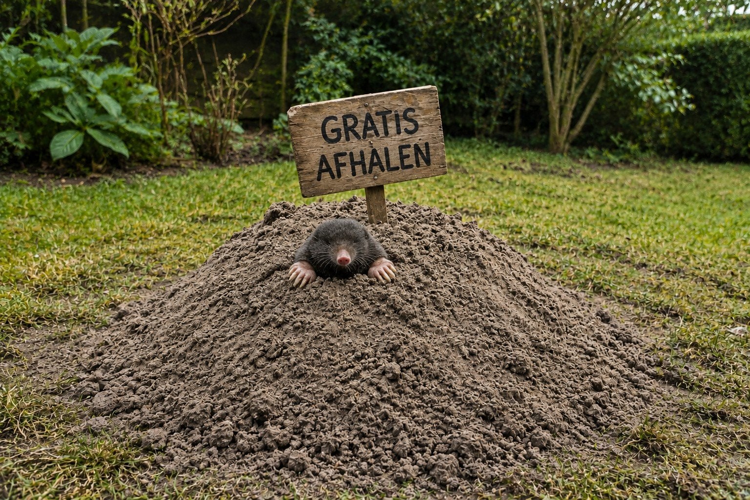 Gratis zwarte grond 20 - 50m3 vanaf 31 juli, Ophalen, Overige typen