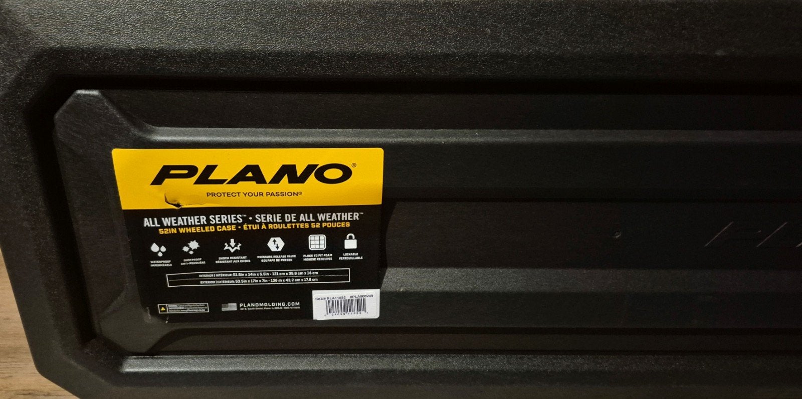Plano 52 inch All-Weather Geweerkoffer met Wielen, Ophalen, Nieuw
