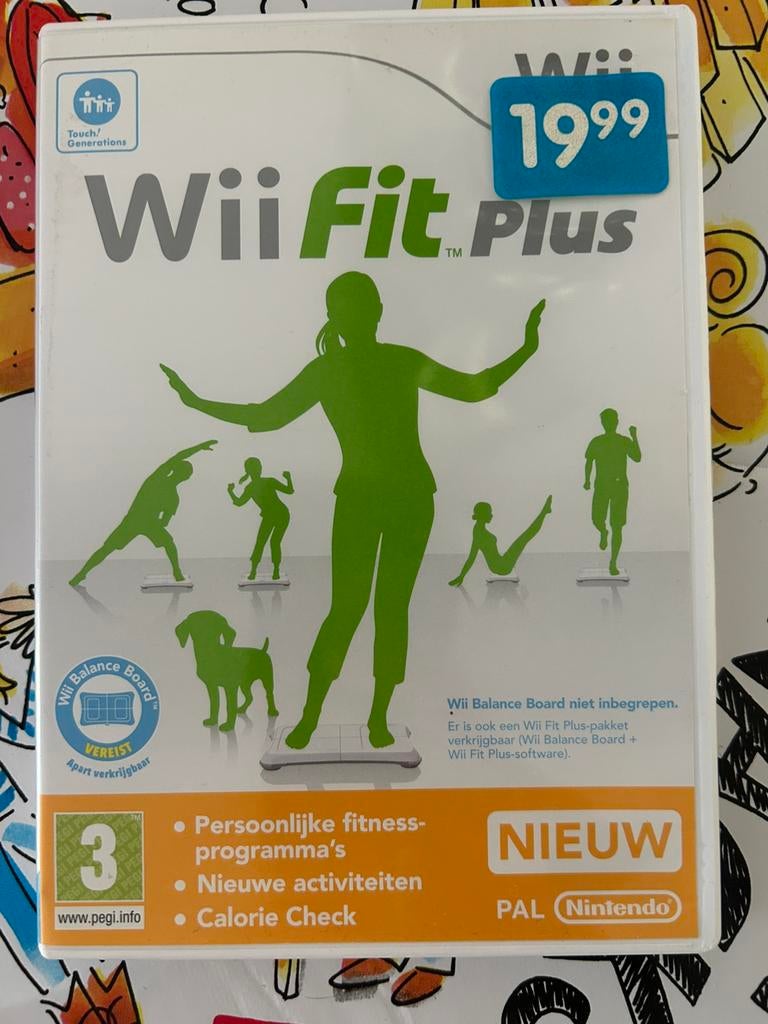 Nintendo wii fit plus, Ophalen, 1 speler, Zo goed als nieuw, Vanaf 3 jaar