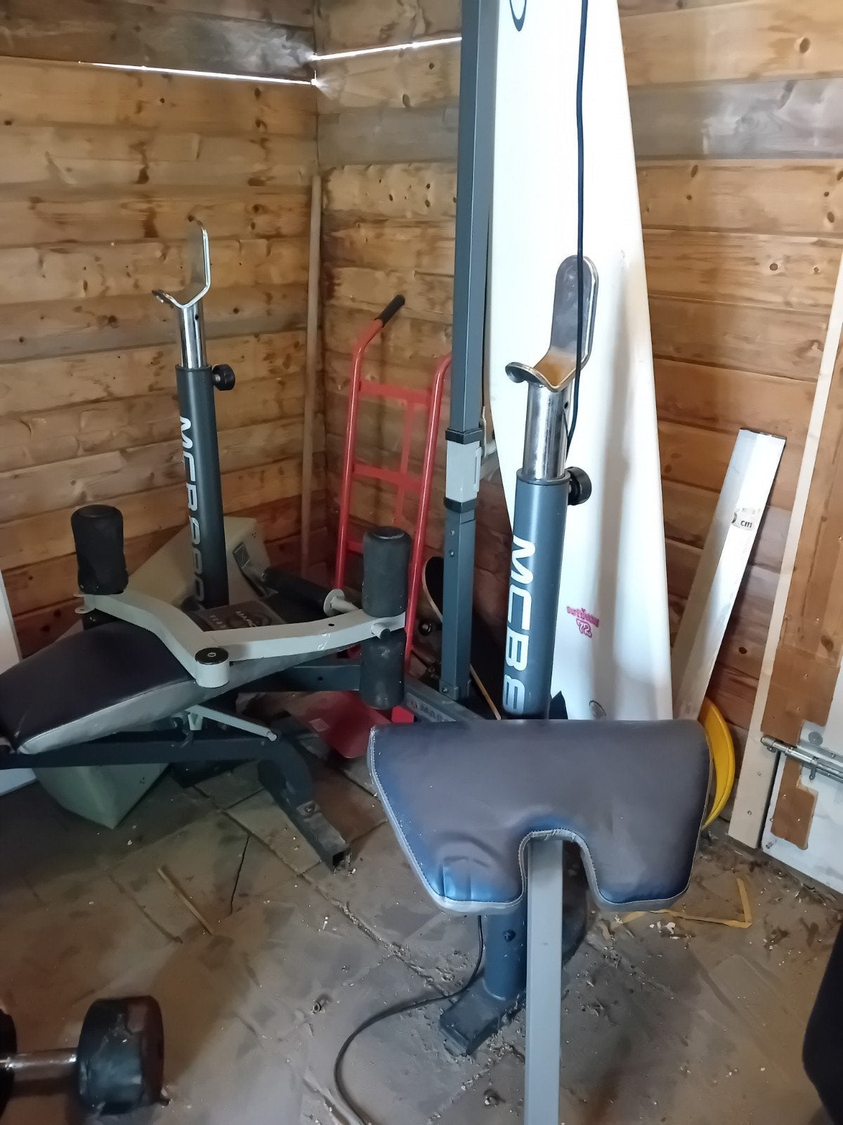 MCBE Krachtstation - Compleet voor Thuisgym., Sport en Fitness, Ophalen, Benen, Gebruikt, Krachtstation