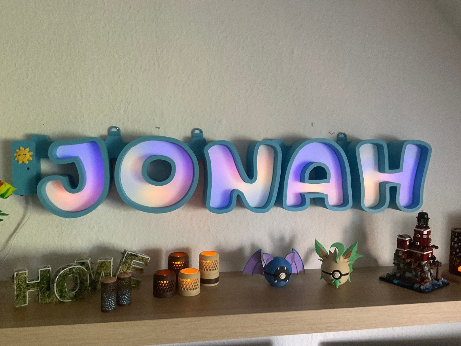 Gepersonaliseerde LED Lightbox Naam - Unieke Decoratie, Ophalen of Verzenden, Nieuw