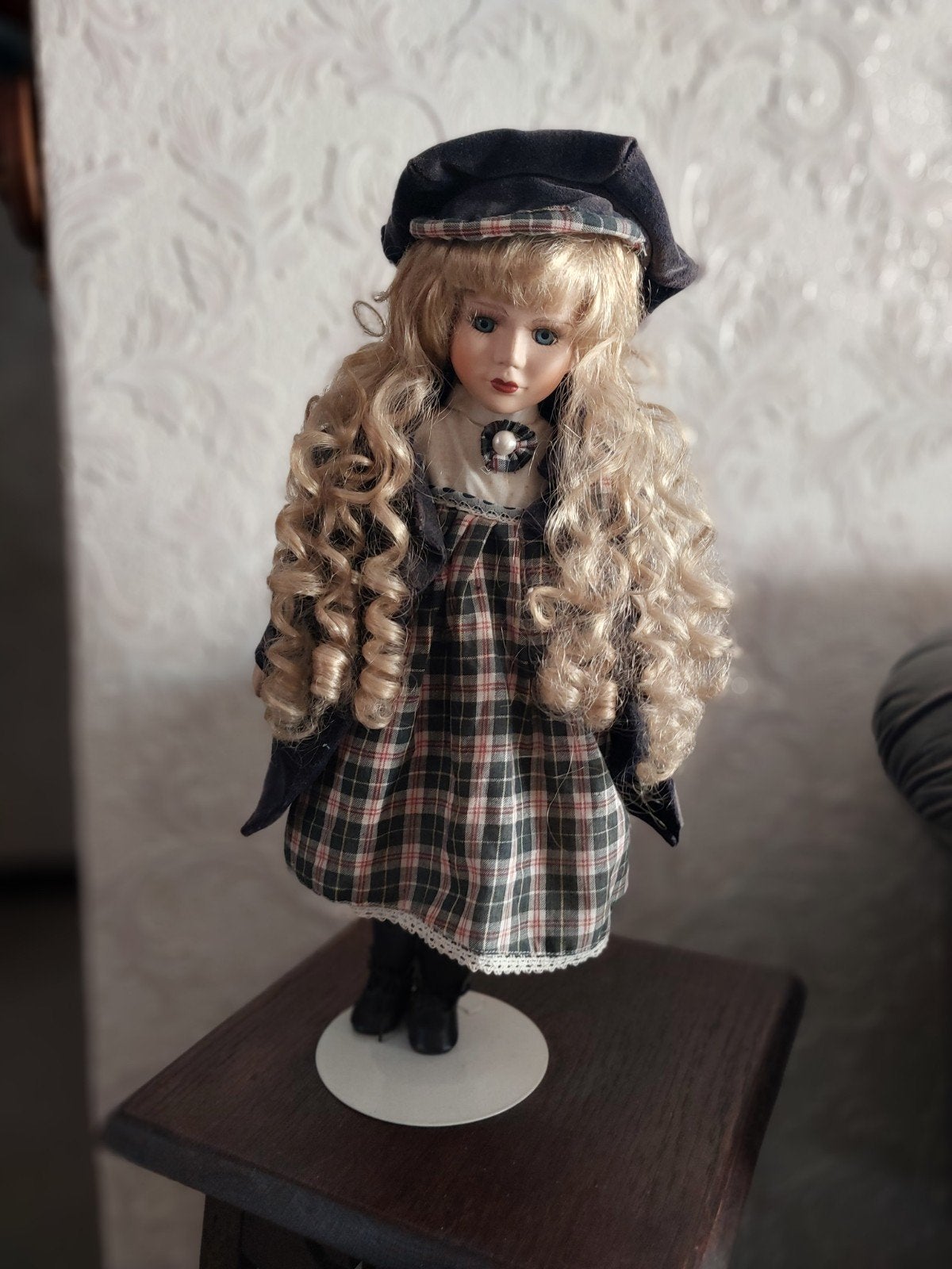 2 Authentieke Porseleinen Poppen - Vintage Decoratie, Ophalen, Gebruikt, Pop