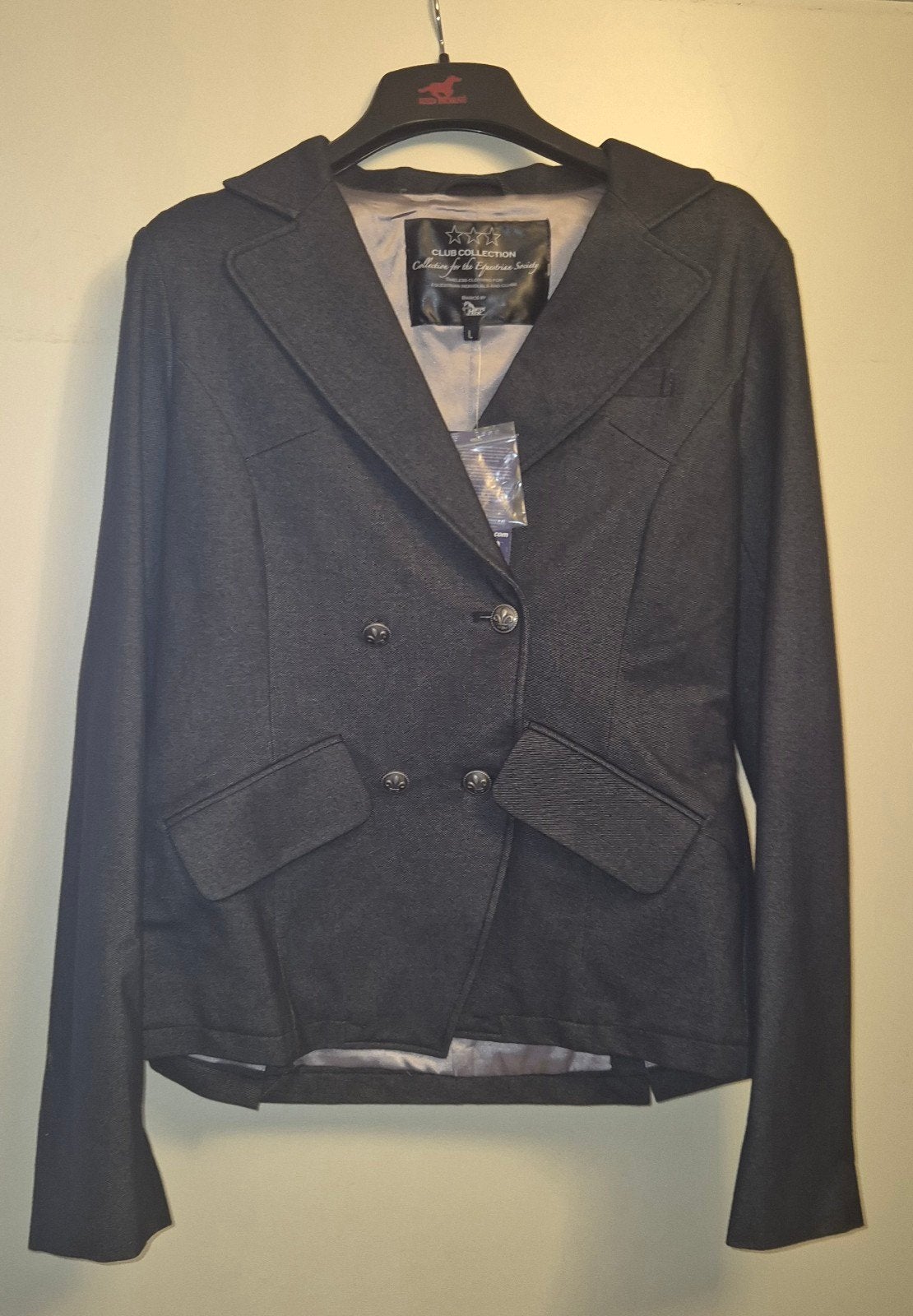 Zwarte Paardrijjas Harry's Horse Maat L, Nieuw, Ophalen of Verzenden, Bovenkleding, Kinderen