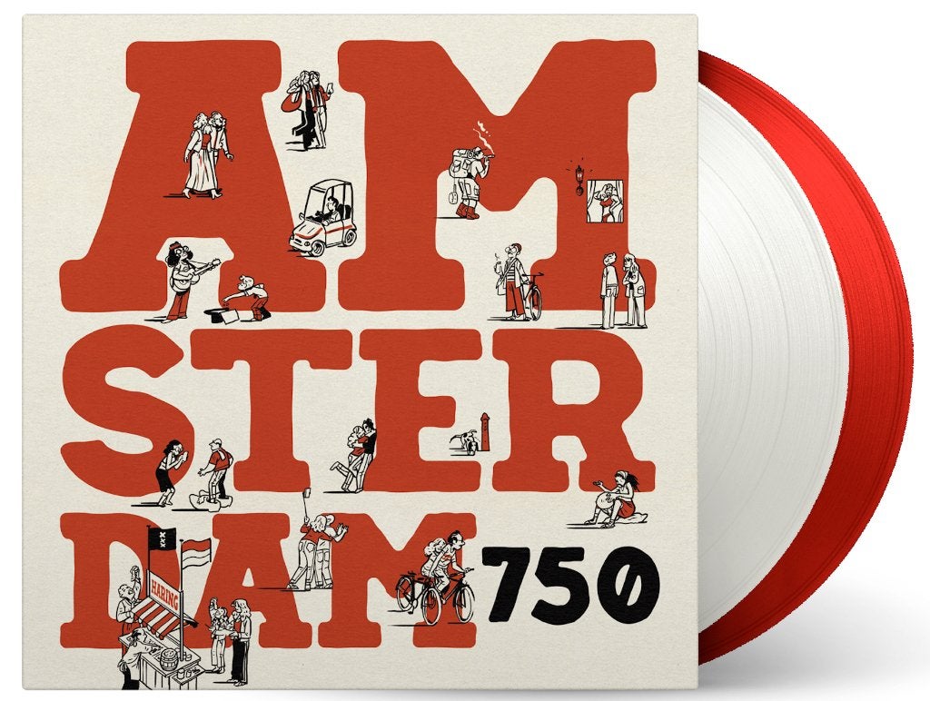 Vinyl 2LP Amsterdam 750 Jaar Years RED & WHITE Vinyl NIEUW, Pop, Limited edition, Ophalen of Verzenden, 12 inch