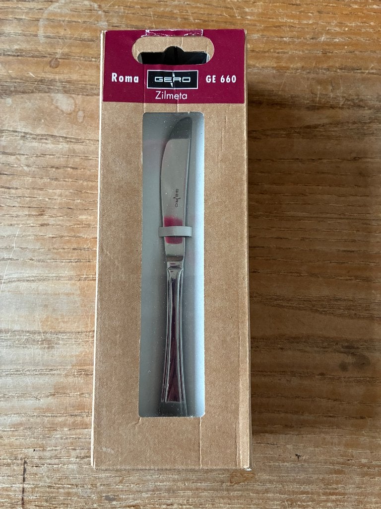 12 fruitmesjes Gero Zilmeta - model GE 660 Roma - nieuw, Verzenden, Nieuw, Gero, Rvs of Chroom