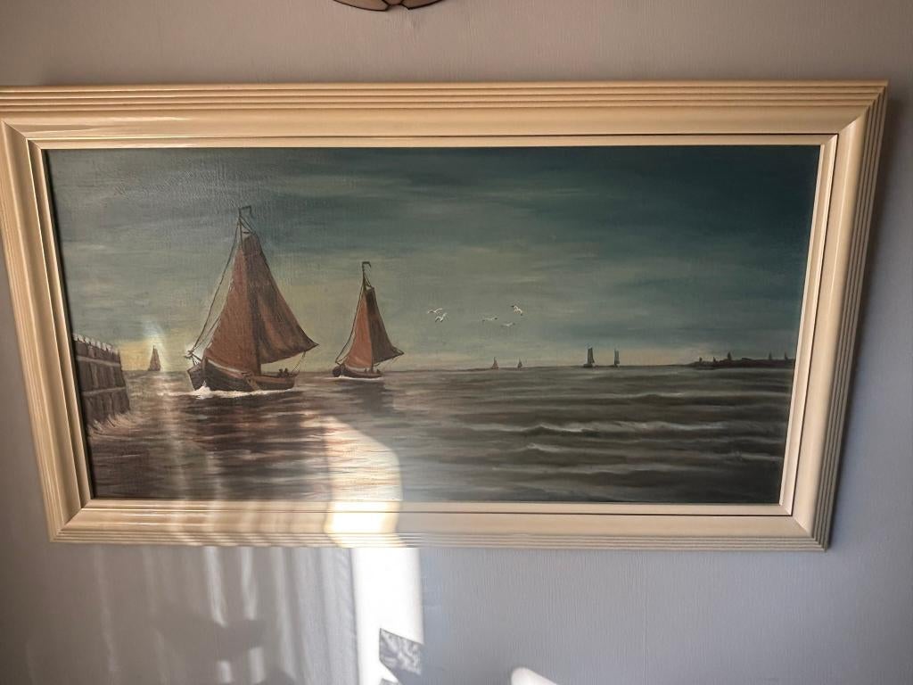 Schilderij zee, Ophalen