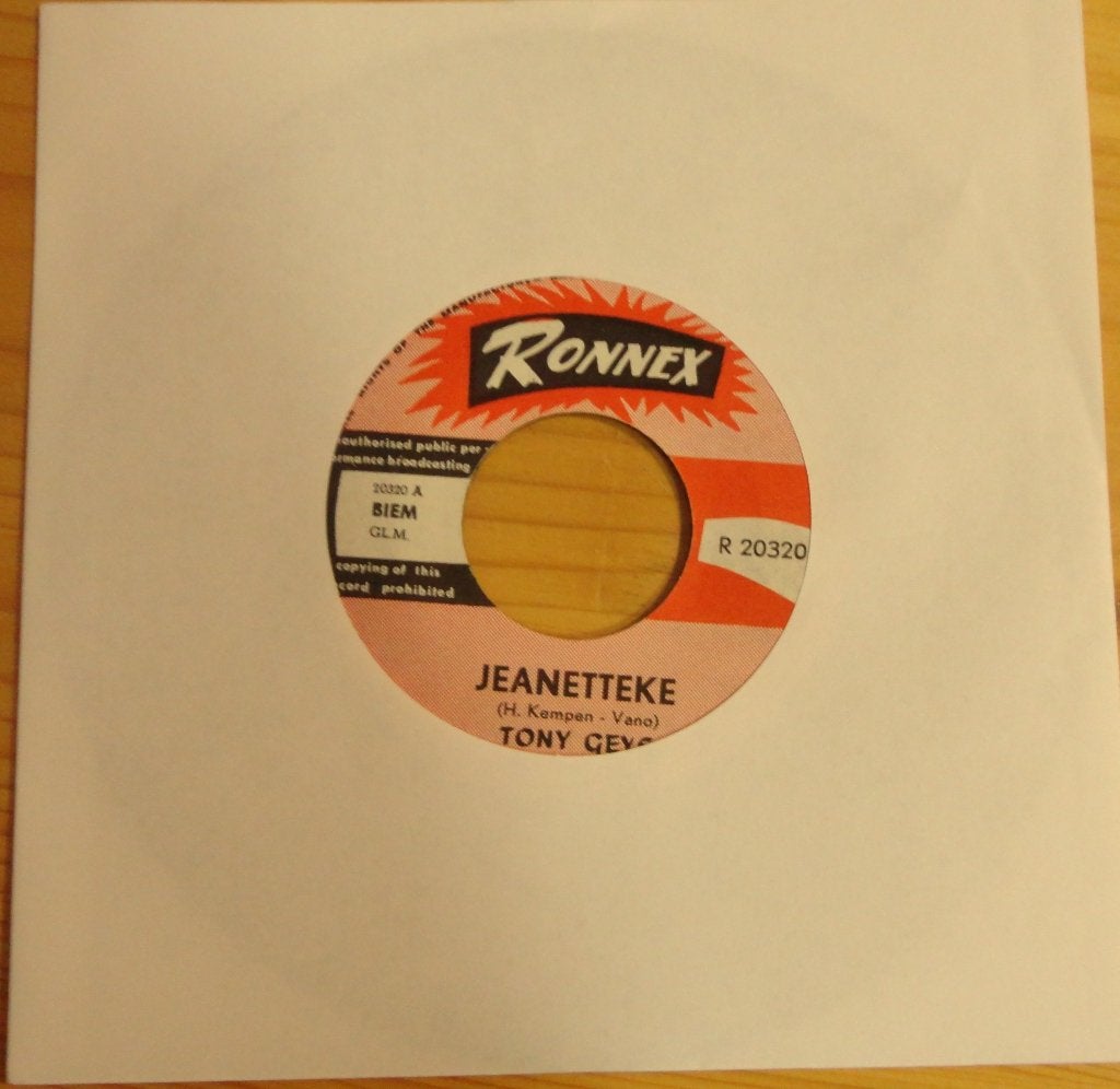 Tony Geys > Jean etteke, Cd's en Dvd's, Vinyl Singles, Ophalen of Verzenden, Gebruikt, 7 inch, Nederlandstalig