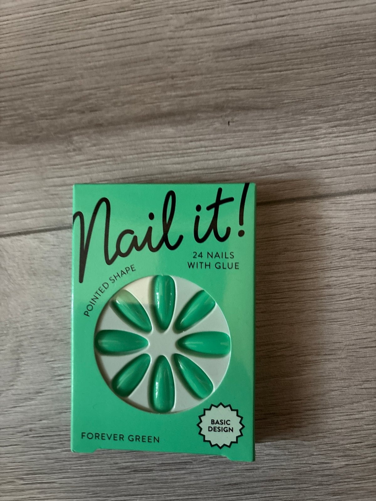 Nieuwe 'Nail it!' nepnagels - Puntig - Forever Green