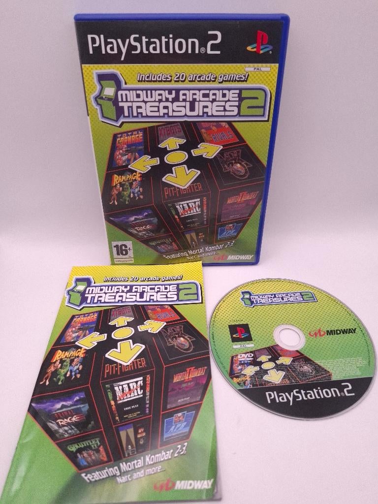 Midway arcade treasures 2 ps2, Avontuur en Actie, 2 spelers, Ophalen of Verzenden, Zo goed als nieuw