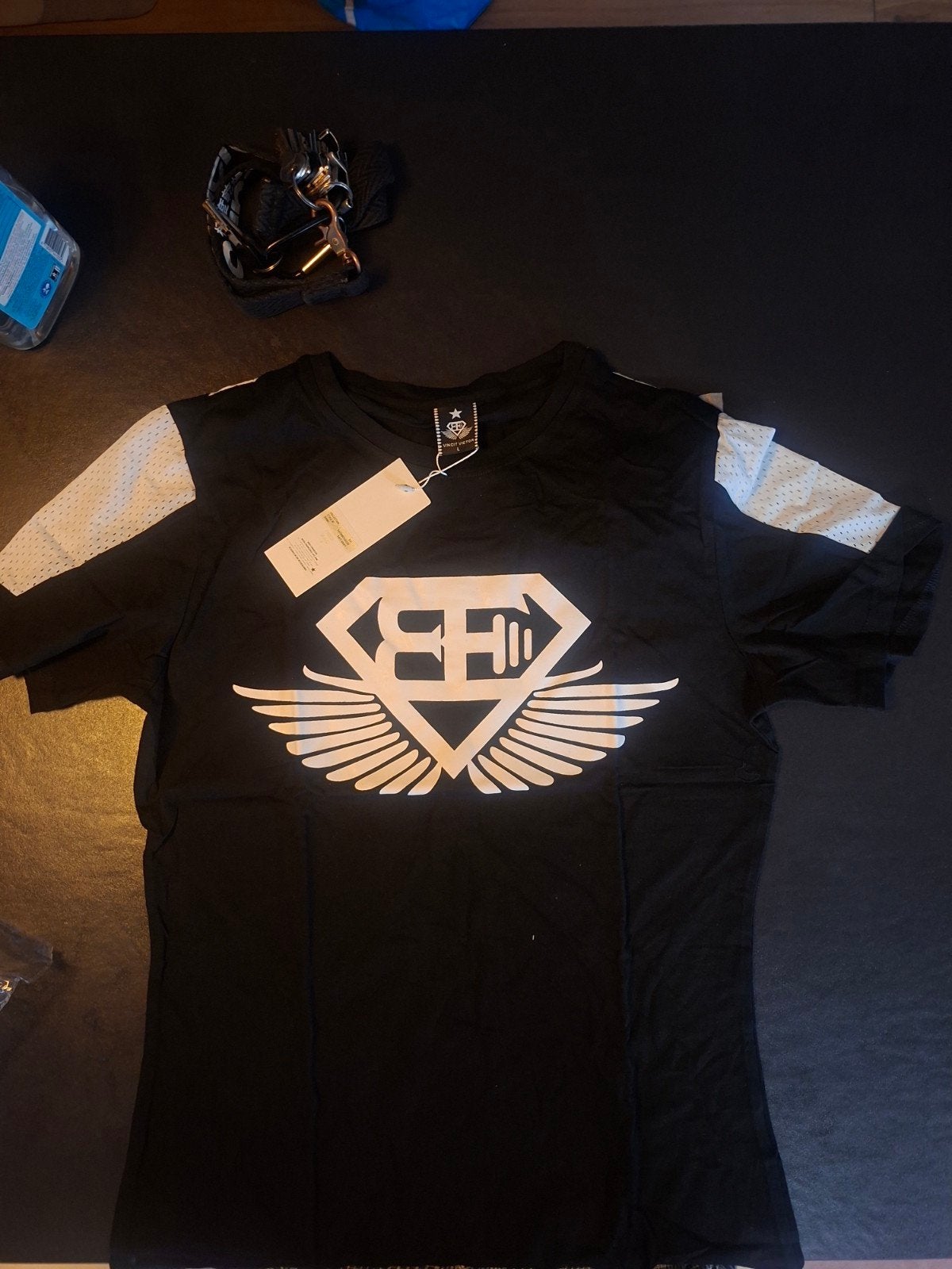 Body Engineers T-shirt Maat L - Nieuw, Maat 52/54 (L), Fitness, Body Engineers, Zwart