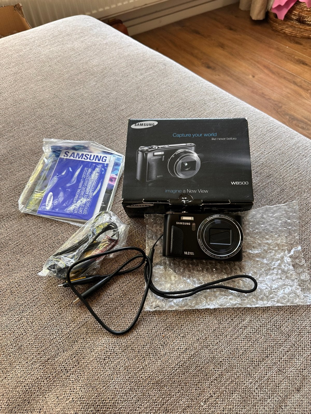Samsung WB500 digitale camera 10.2MP 10x zoom complete set, Nieuw, Ophalen of Verzenden, Compactcamera, Samsung