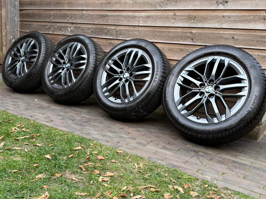 Orig DEMO BMW iX1 X1 X2 Styling 879 18 inch velgen + winter, 18 inch, Gebruikt, Banden en Velgen, Personenwagen