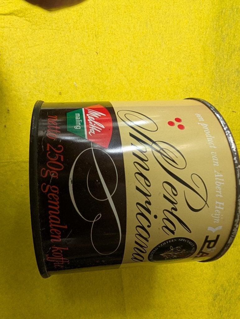 Ah koffieblik, Ophalen of Verzenden, Zo goed als nieuw