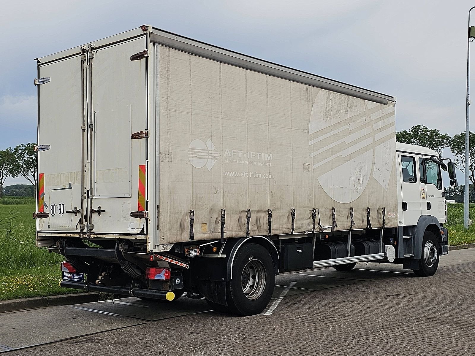 M.A.N. 18.240 TGM doka double cabin, Auto's, Elektrische buitenspiegels, MAN, Wit, Bedrijf