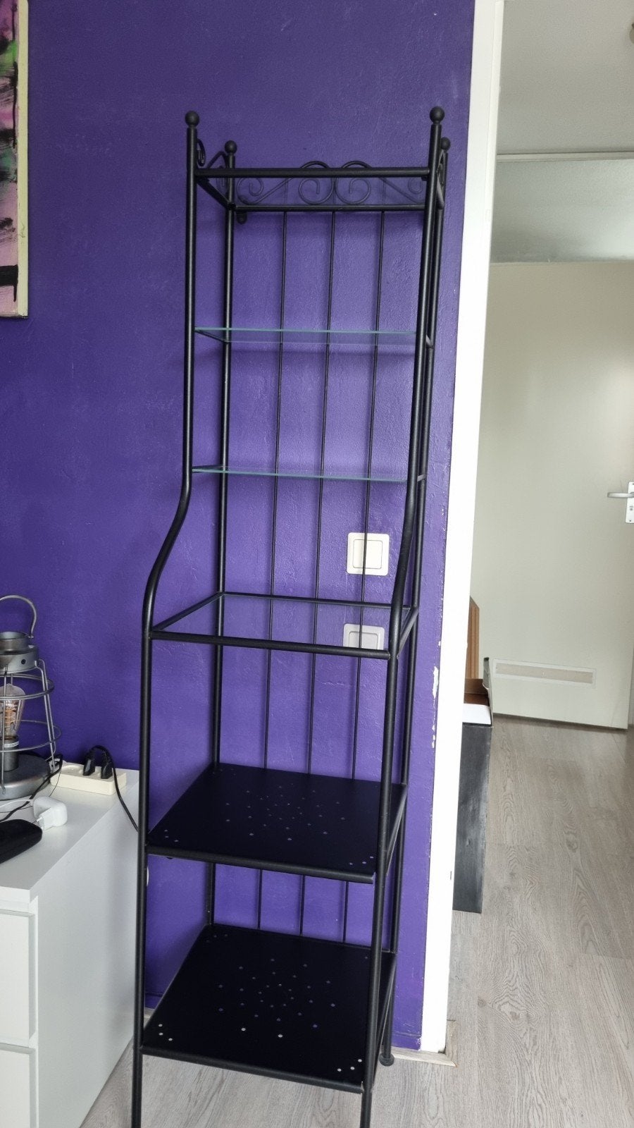 Ikea Rönnskär stellingkast badkamer, Ophalen, (Half)hoge kast, Minder dan 50 cm, Zo goed als nieuw