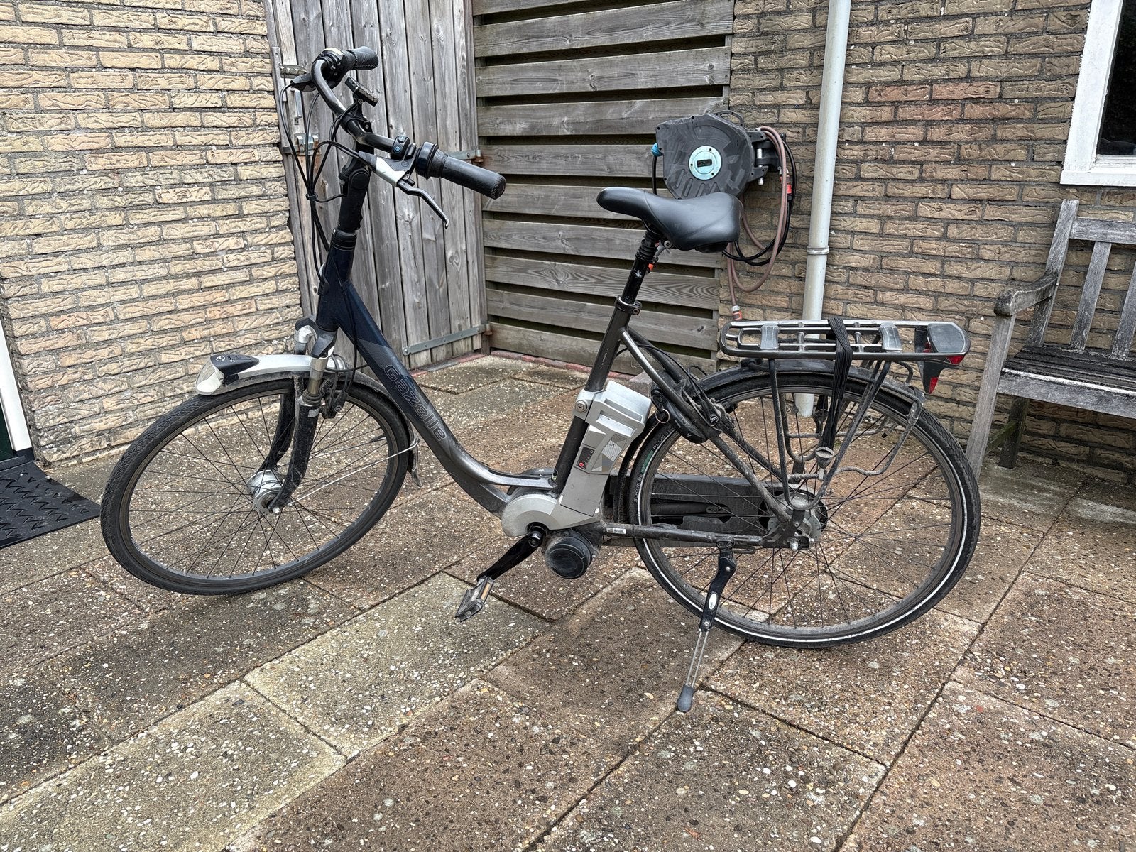 Gazelle elektrische fiets - Frame gescheurd (onderdelen), Ophalen, Gebruikt, Elektrische fiets, Frame