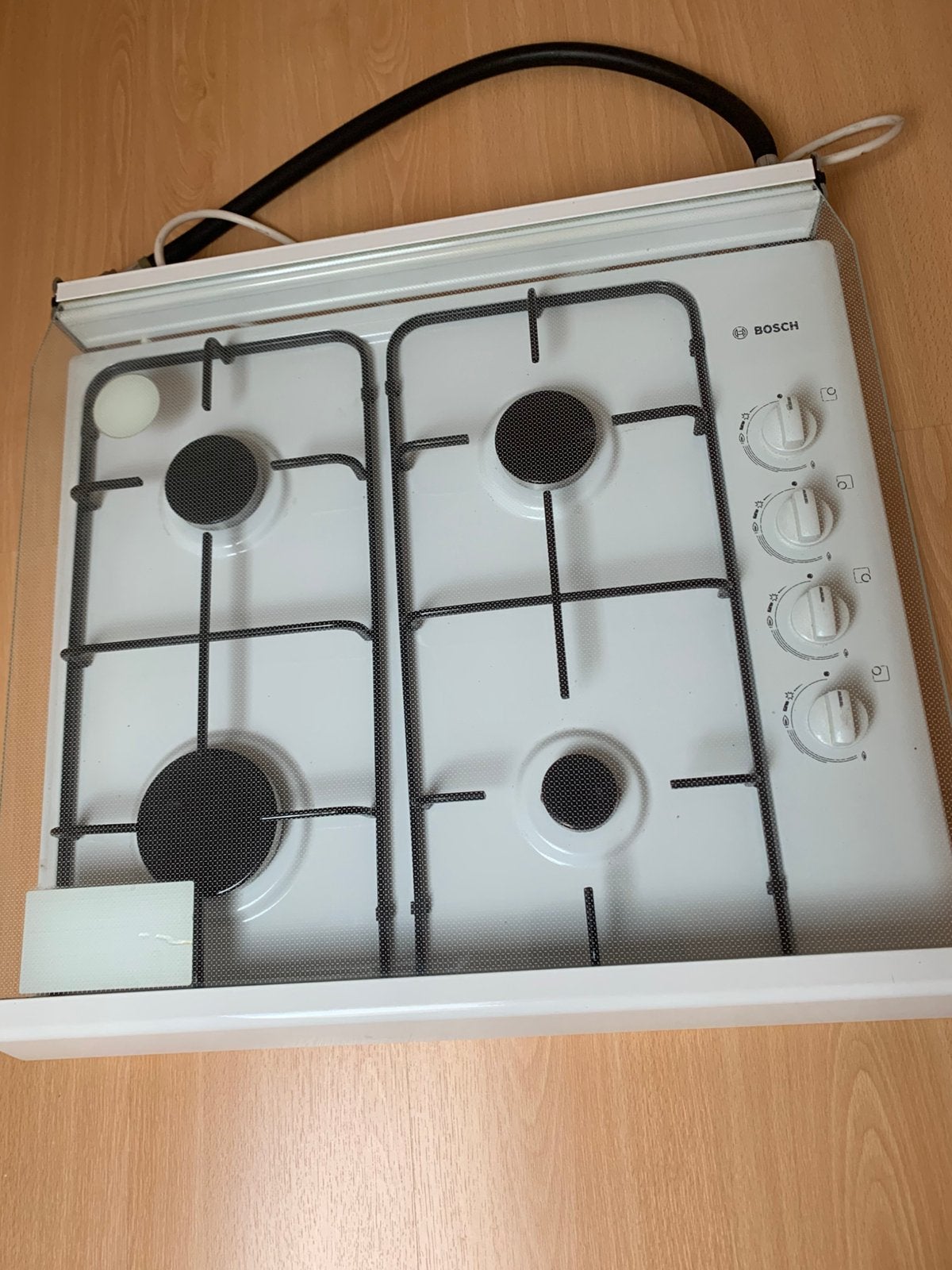 Gaskookplaat Bosch, Witgoed en Apparatuur, Ophalen, 4 kookzones, Zo goed als nieuw, Gas
