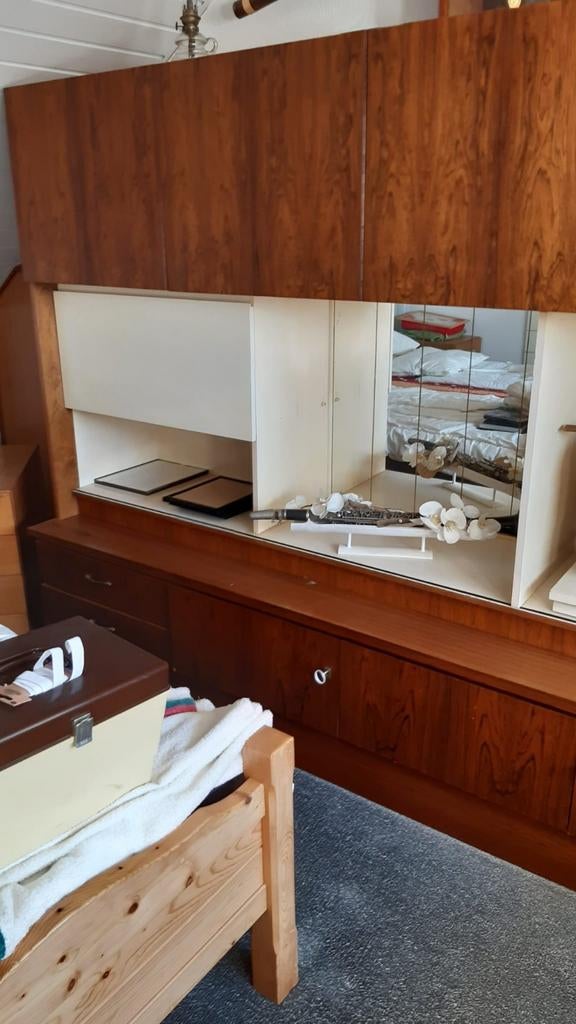 Vintage Palissander Kast - Mid-Century Design, Huis en Inrichting, Kasten | Kledingkasten, Gebruikt, 150 tot 200 cm, 150 tot 200 cm
