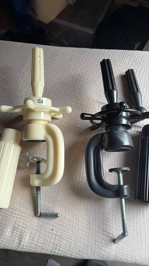 Oefenhoofd statief 2 stuks, Sieraden, Tassen en Uiterlijk, Uiterlijk | Haarverzorging, Ophalen of Verzenden, Gebruikt, Overige typen