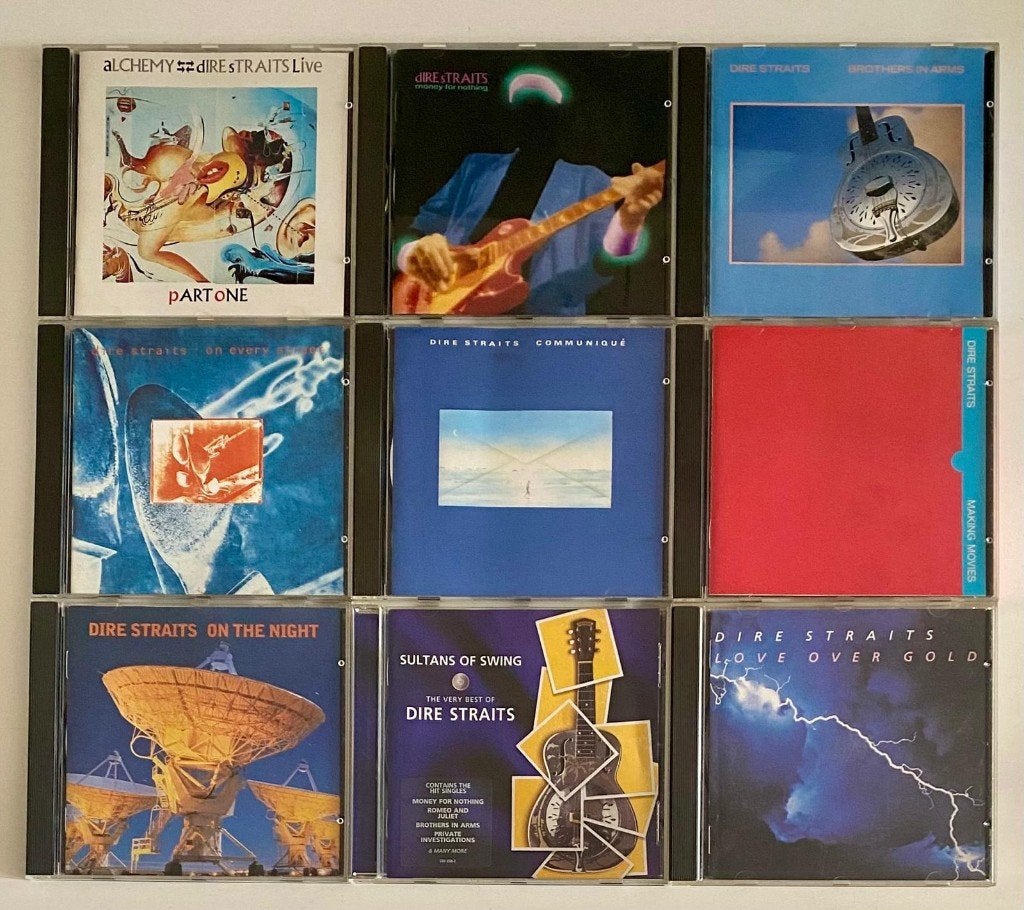 Dire Straits – Complete Collectie 9 titels, NM/NM, 1VG+/VG+, Inclusief doosje, Ophalen of Verzenden, Zo goed als nieuw, Poprock