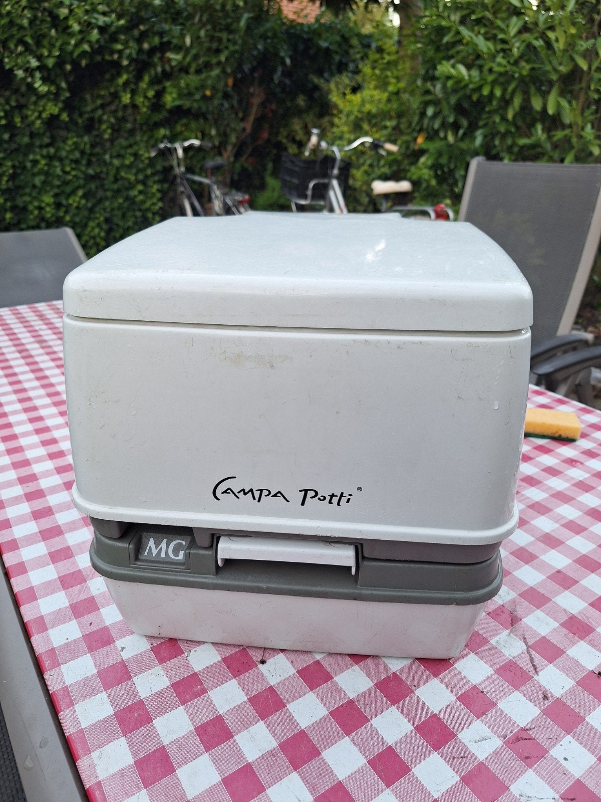 Thetford Campa Potti MG draagbaar toilet, Caravans en Kamperen, Ophalen, Gebruikt