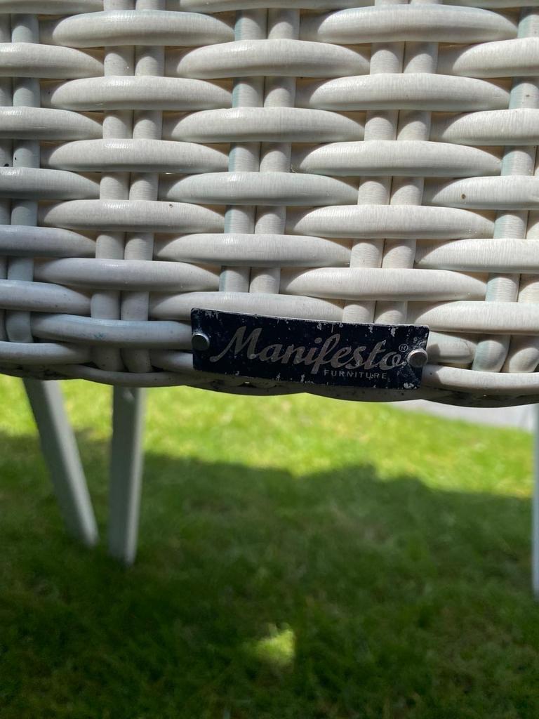 6 stoelen - Wicker rugleuning laat los - Gratis af te halen, Ophalen, Gebruikt, Riet of Rotan, Vijf, Zes of meer stoelen