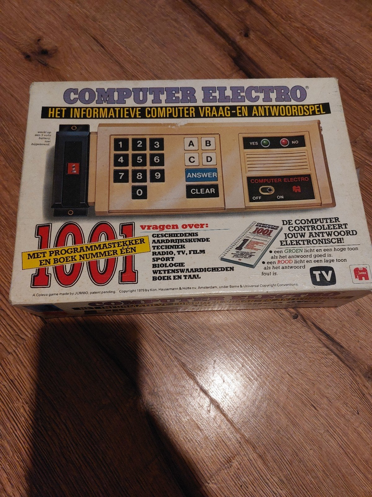 Vintage Jumbo Computer Electro 1001 Vragen, Ophalen of Verzenden, Gebruikt, Jumbo