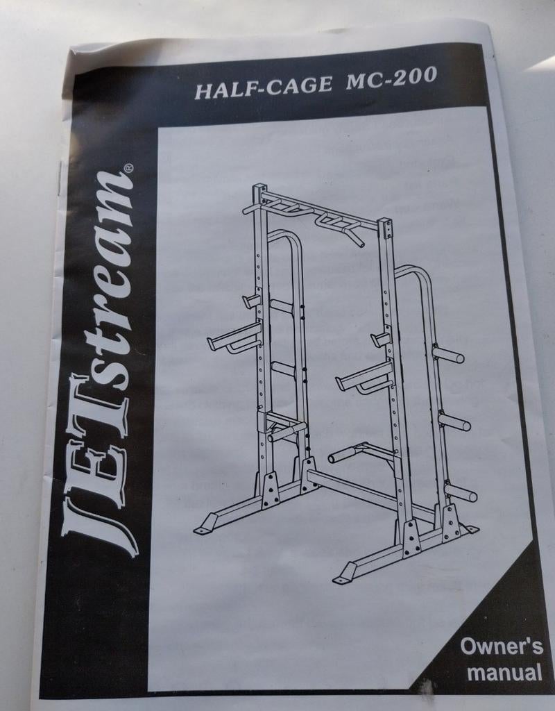 Jetstream Half-Cage MC-200 Power Rack, Sport en Fitness, Ophalen, Gebruikt, Rug, Overige typen