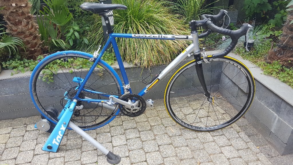 Gazelle Tirreno racefiets incl. rollentrainer Tacx, Ophalen, 28 inch, Gebruikt, Velgrem