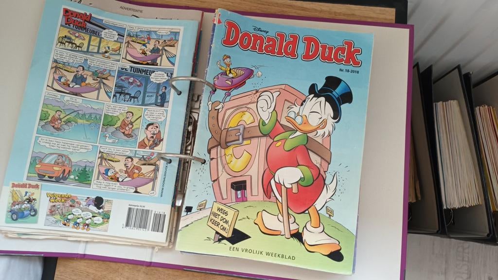 Dikke map Donald Duck Weekbladen uit 2018!, Europa, Ophalen of Verzenden, Zo goed als nieuw, Meerdere comics