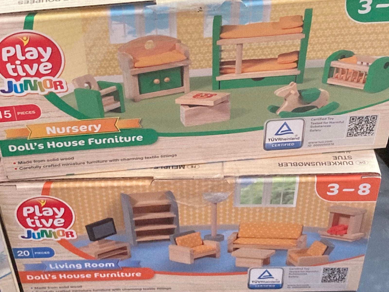 Playtive Junior Poppenhuis Meubels - 3 Sets, Ophalen of Verzenden, Nieuw, Overige typen