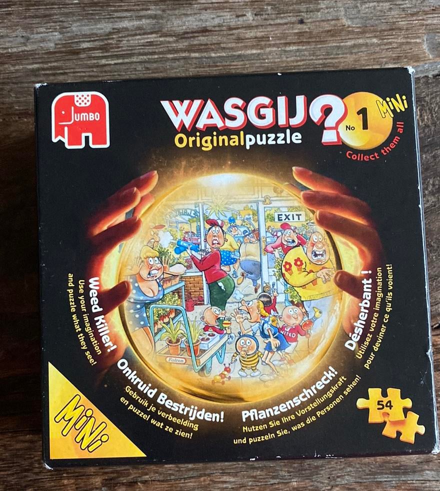 Wasgij minipuzzel 54 stukjes, Ophalen of Verzenden, Minder dan 500 stukjes, Zo goed als nieuw, Legpuzzel