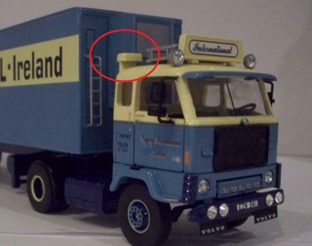 Originele Tekno luchtinlaat kapjes Volvo F88 - F89., Hobby en Vrije tijd, Modelauto's | 1:50, Ophalen of Verzenden, Nieuw, Bus of Vrachtwagen
