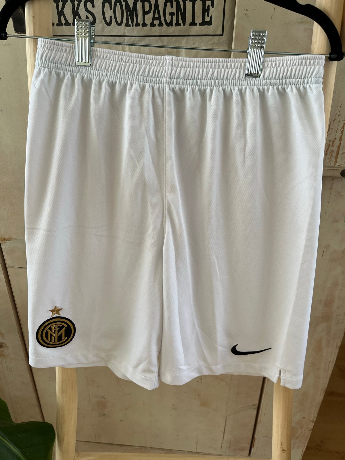 Inter Milan Nike Korte Broek Wit Maat 176, Kinderen en Baby's, Kinderkleding | Maat 176, Ophalen of Verzenden, Gebruikt, Jongen