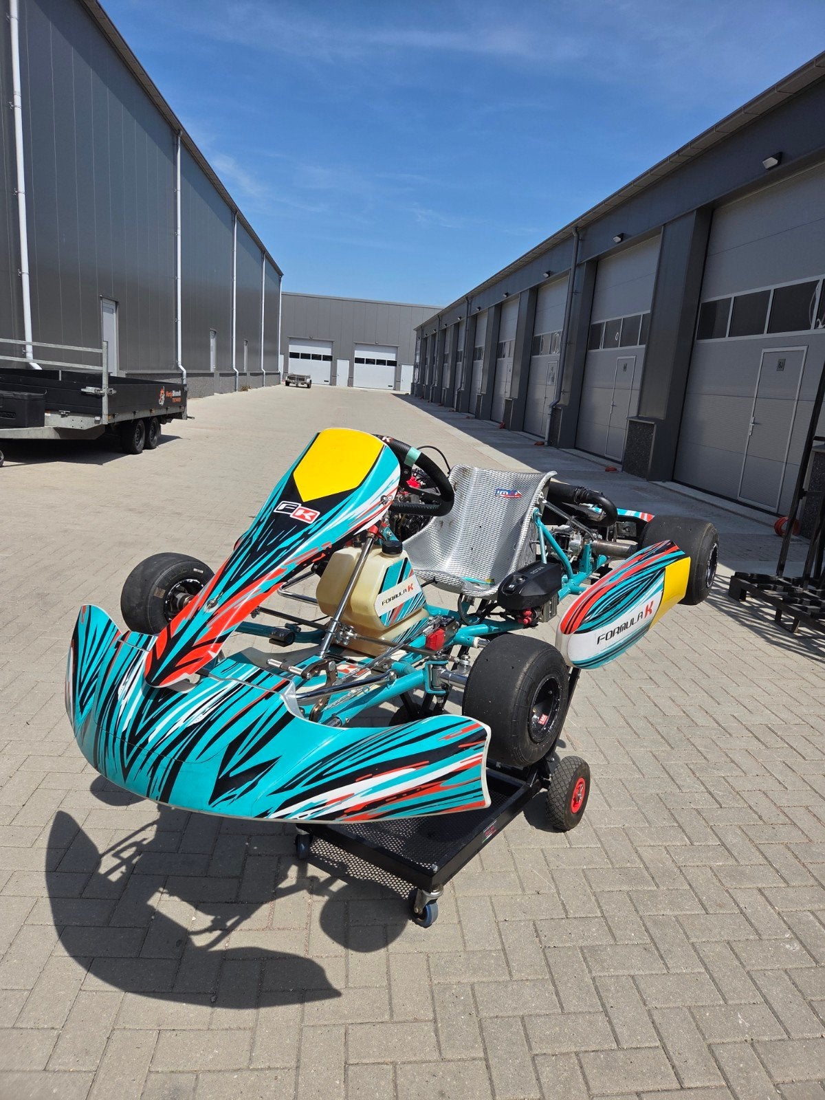 Formula K Kart met Rotax Max EVO motor te koop, Ophalen, Kart