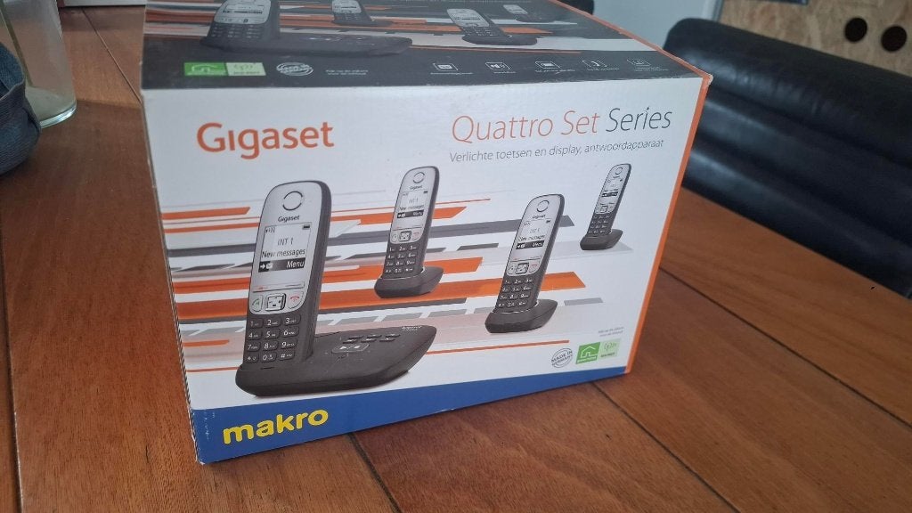 telefoon gigaset nieuw in doos, Ophalen, Nieuw, 3 handsets, Stralingsarm