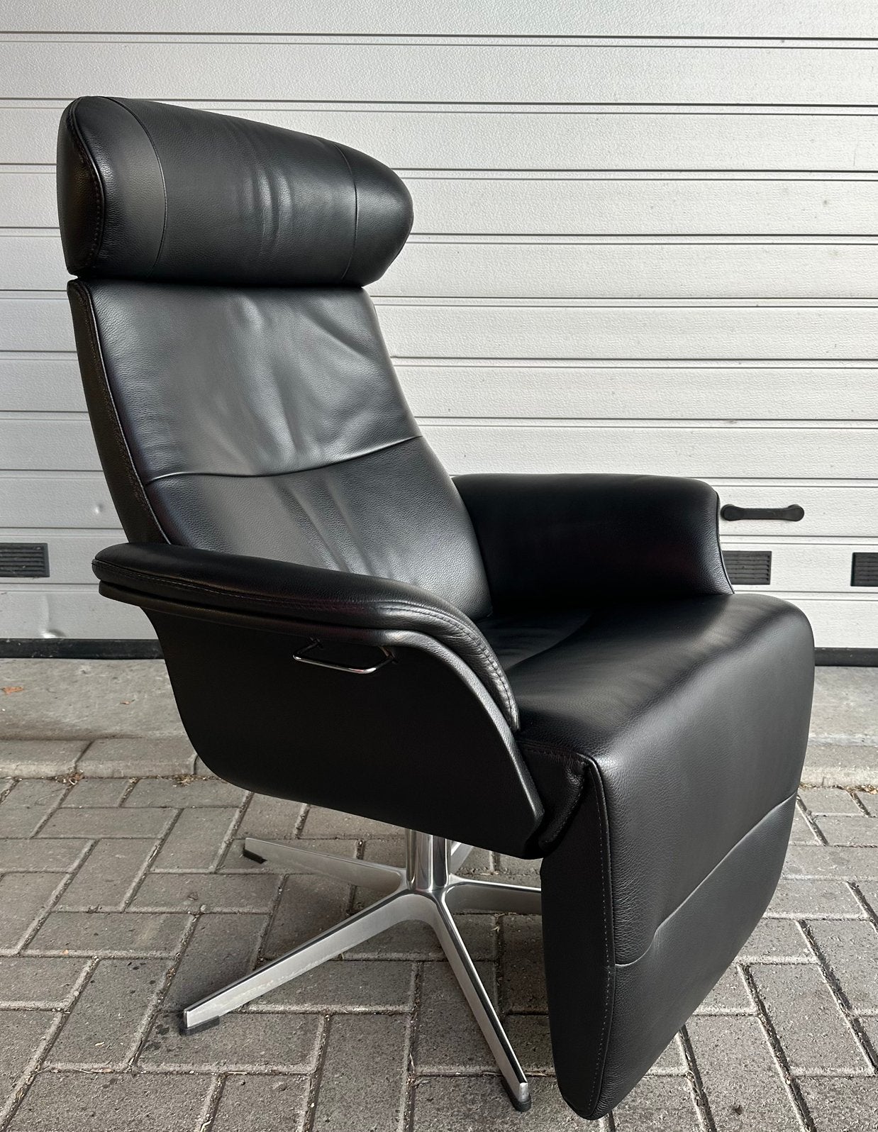 Conform Time Out design fauteuil, Ophalen, Zo goed als nieuw, 75 tot 100 cm, Leer