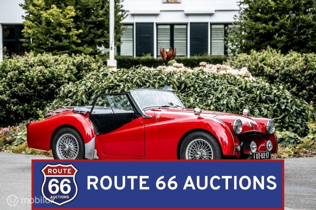 Triumph TR2 | 1955 | Route 66 Auctions, Overige carrosserieën, Triumph, Zwart, Bedrijf
