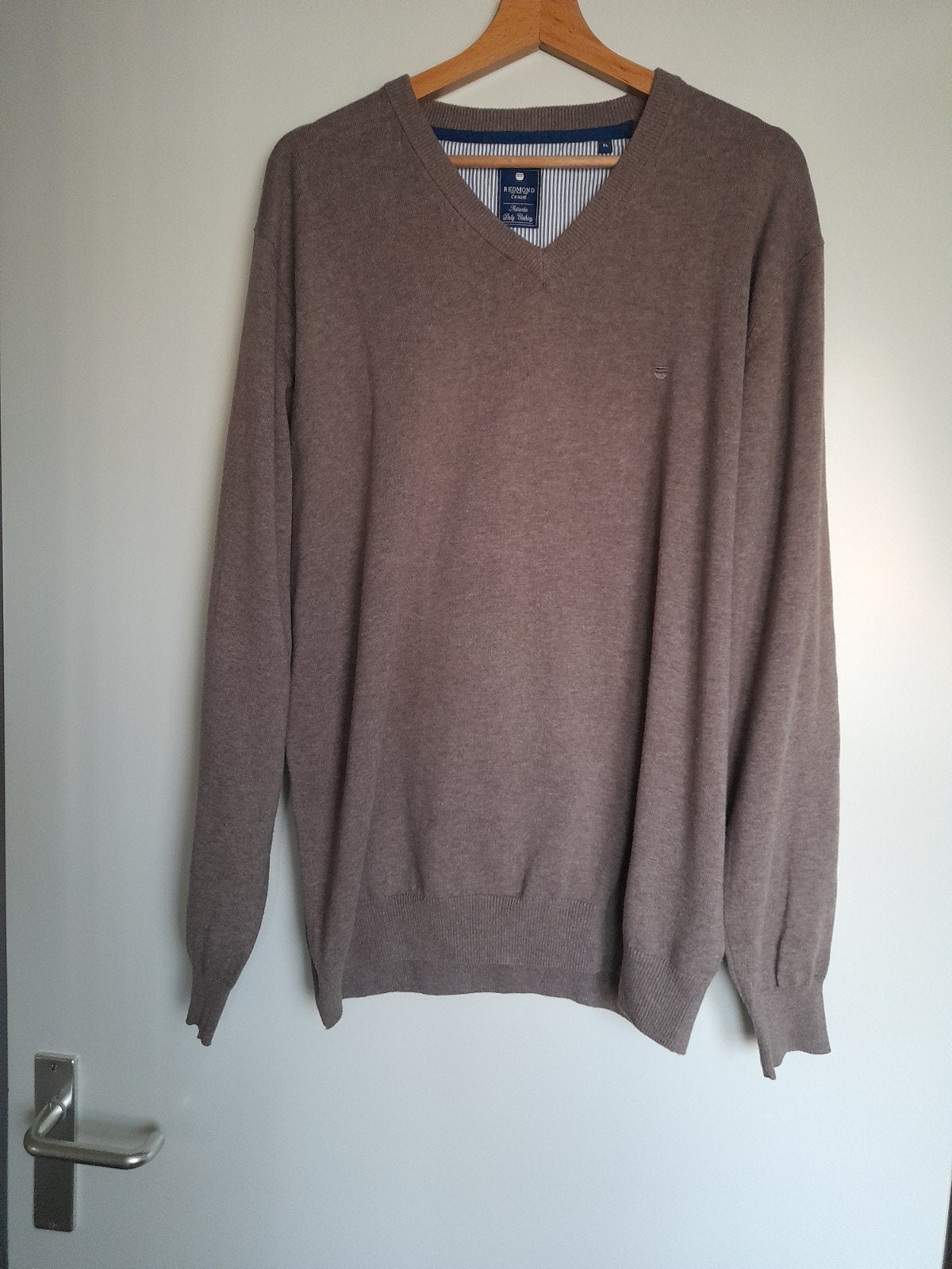 heren trui beige mt XL Redmond casual, Redmond/casual, Beige, Maat 56/58 (XL), Ophalen of Verzenden