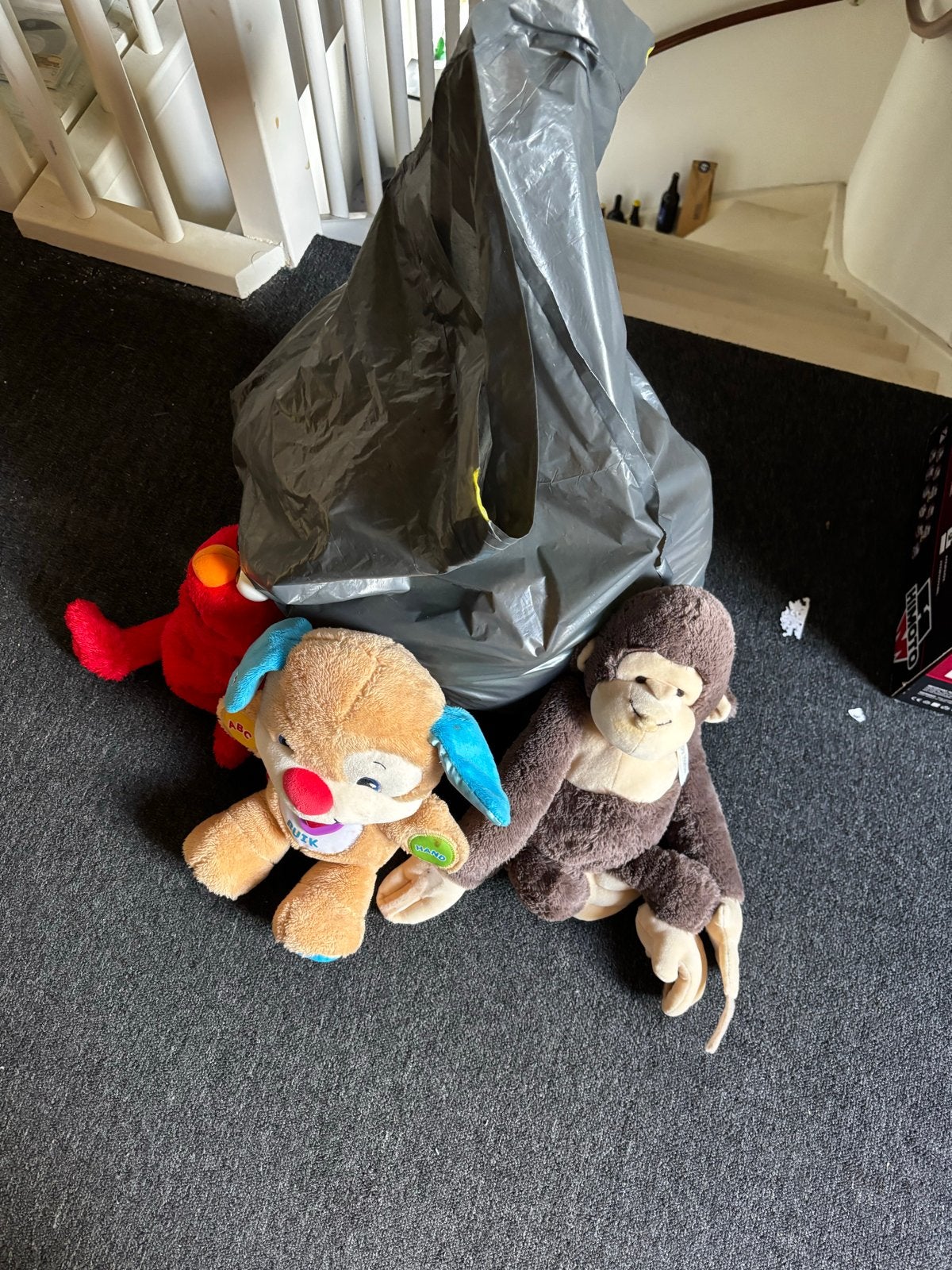 Grote zak met diverse knuffels, Ophalen, Gebruikt, Overige merken, Met geluid