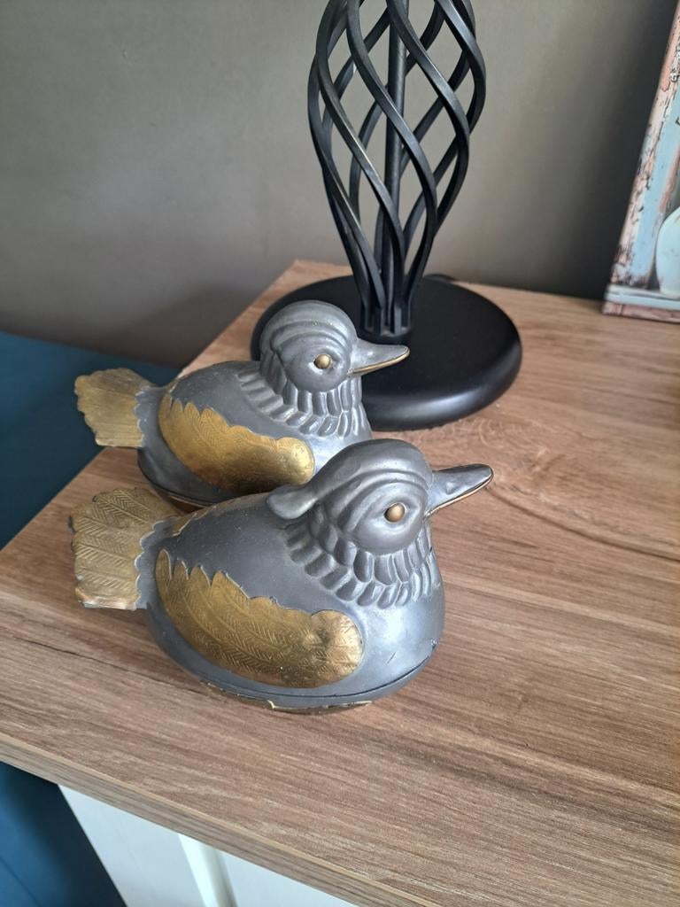 Twee Sets Tinnen Vogels.., Ophalen