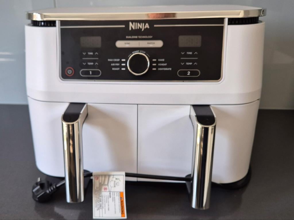 Ninja Dubbele Airfryer - Zo goed als nieuw, Witgoed en Apparatuur, Airfryers, Ophalen, Zo goed als nieuw, Airfryer