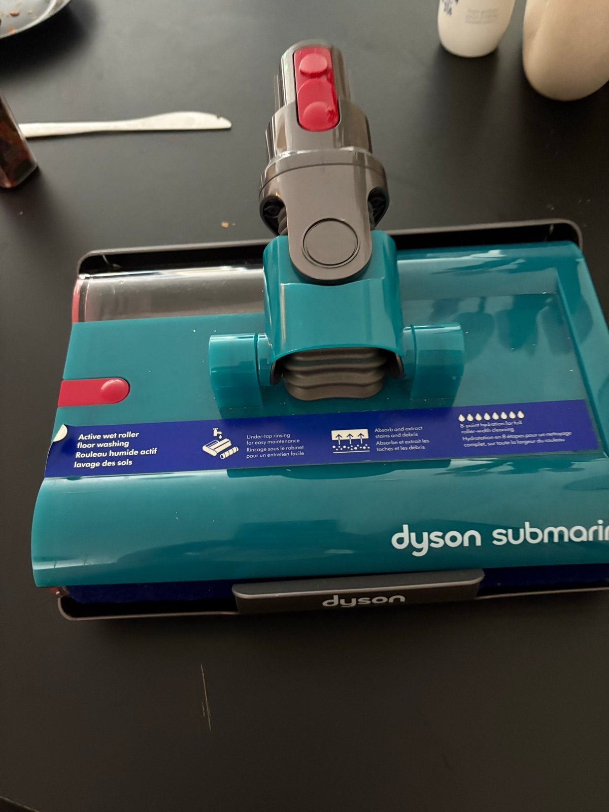 Dyson Submarine Vloerreiniger Opzetstuk met factuur, Witgoed en Apparatuur, Dweilfunctie, Ophalen of Verzenden, Zo goed als nieuw