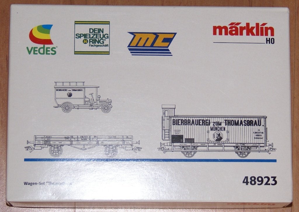 Bierwgen set THOMAS BRÄU MÜNCHEN, Wisselstroom, Ophalen of Verzenden, Märklin, Nieuw
