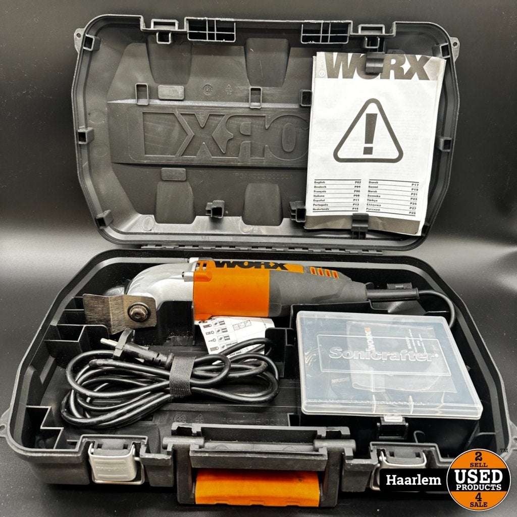 Worx Sonicrafter wx671 Oscillerende multitool 250W met Doos, Worx, Gebruikt, Support@worx.com, 14675 128th Ave NE, Suite 120
Woodinville, WA 98072
USA