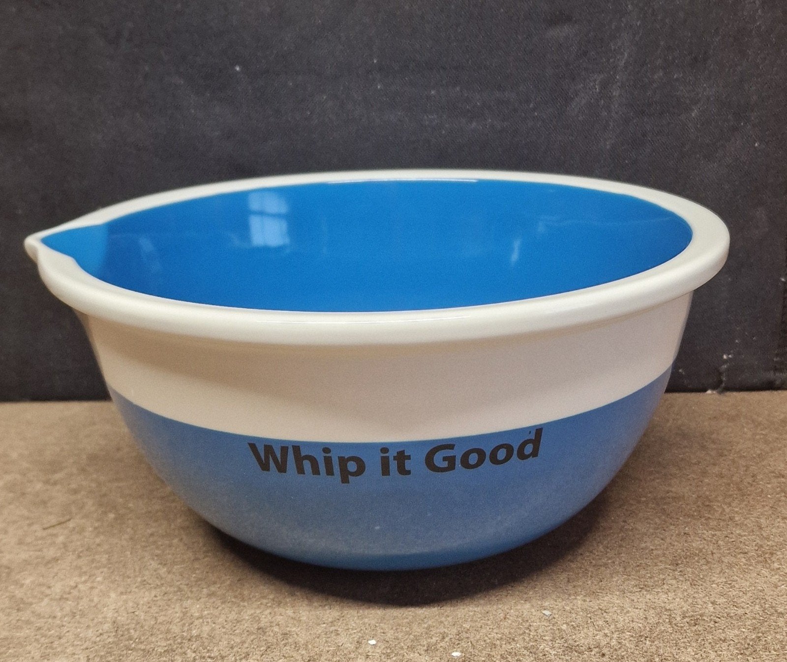 Mengkom Beslagkom Keramiek Blauw wit 25cm Ø, Ophalen of Verzenden
