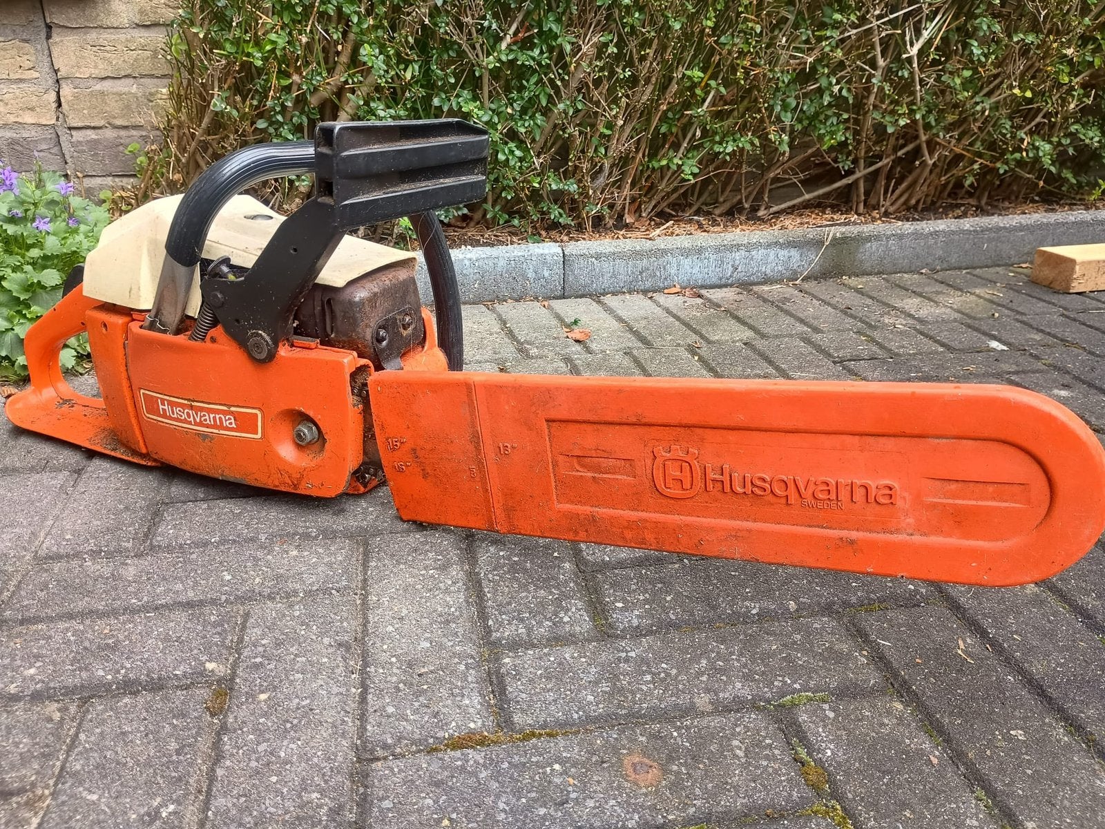 Husqvana 44 kettingzaag, Ophalen of Verzenden, Gebruikt