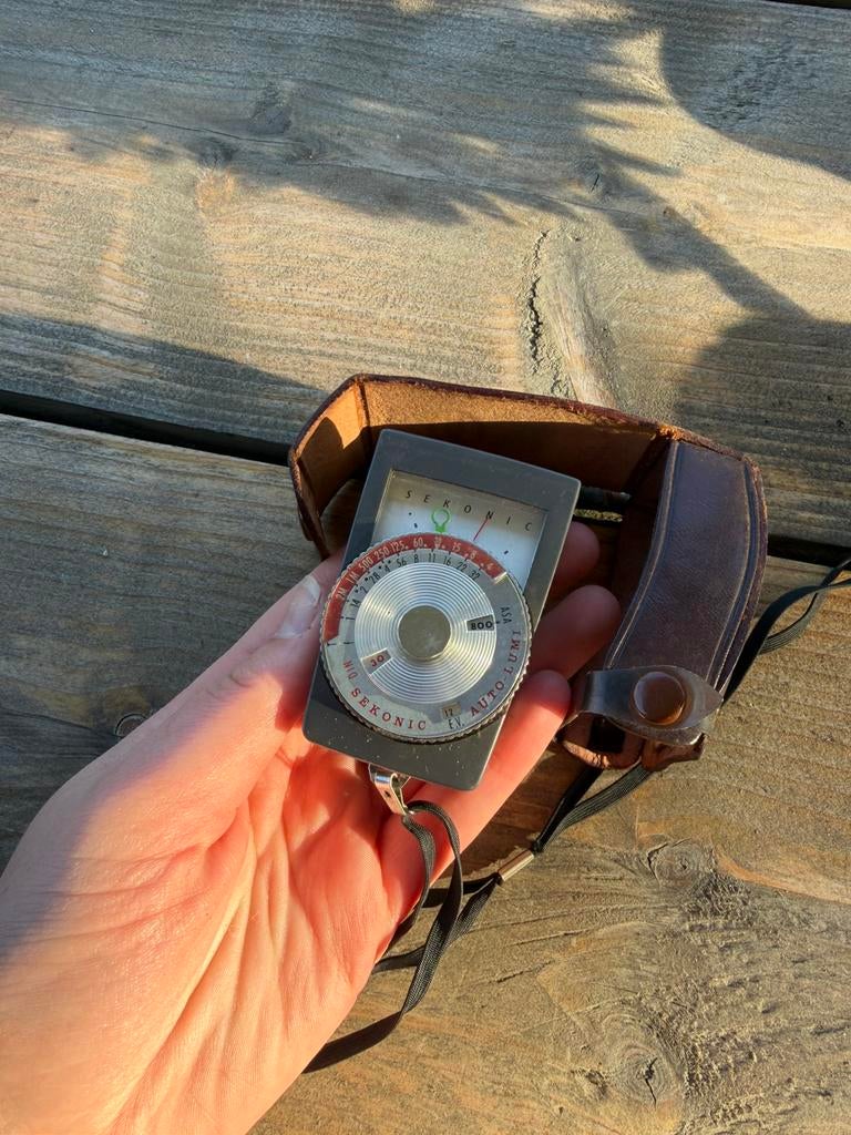 vintage lichtmeter van Sekonic, Verzenden, Niet werkend, Overige merken